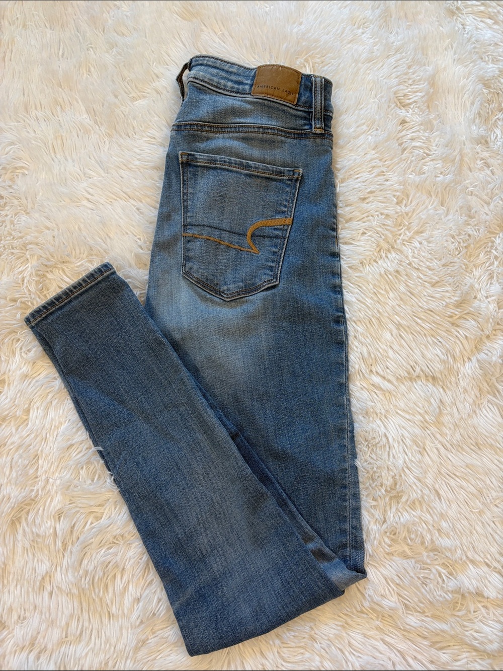 American Eagle Blue Skinny Jeans